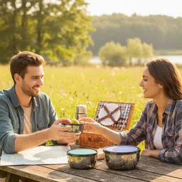 rk Steel Fridge Container - 350 ml, 650 ml, 950 ml image 4