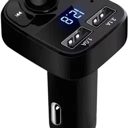 techtrave Car Bluetooth Device for Music System Fast Charger USB MP3 Player Car Laptop Charger-picture-16