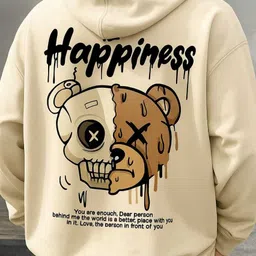 pvs trend Men Full Sleeve Printed Hooded Sweatshirt image 1