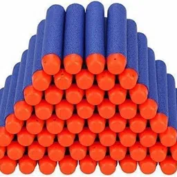 shopoware Soft Foam Refill Darts for N-Strike Elite Series Blasters (Pack of 50, Blue) Darts & Plastic Bullets image 3