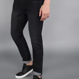metronaut Men Slim Mid Rise Black Jeans image 3