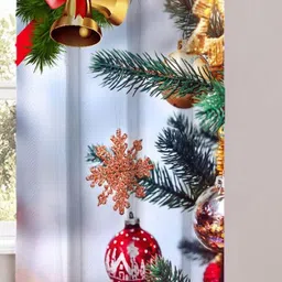 manvicreations 213 cm (7 ft) Door Polyester Room Darkening Curtain Single Curtain image 2