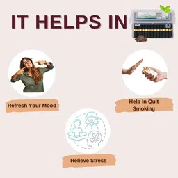 joyherbs Ayurvedic Herbal Cigarettes For Smoking Black King Size Cigarette Smoke Sticks Smoking Cessations image 5