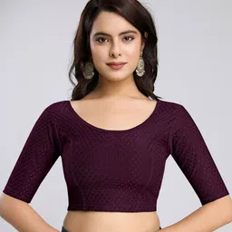 lambodar textiles Round Neck Women Blouse image 2