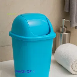 cabty MINI DUSTBIN BLUEhm Plastic Dustbin-picture-12