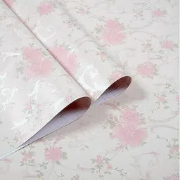 wolpin Vinyl Floral & Botanical White, Pink Wallpaper-picture-19