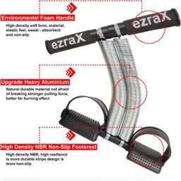 kbccrazy Double Spring Tummy Trimmer for Abs Exerciser,Body Toner and Fat Buster| Ab Exerciser image 2