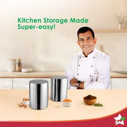 wonderchef Stainless Steel Utility Container - 750 ml image 2