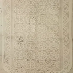 golden leaf 7S Sofa Set Cover Cream Sofa Fabric image 3