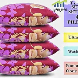 liponos Polyester Fibre Sleeping Pillow Pack of 4 Solid LUXURY-picture-41