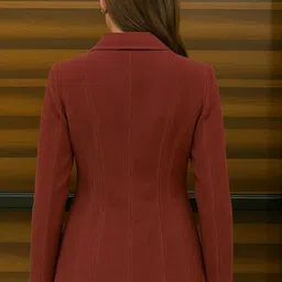 luvyduvy velvet Solid Coat For Women image 2