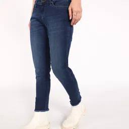 pepe jeans Women Skinny Mid Rise Blue Jeans image 3