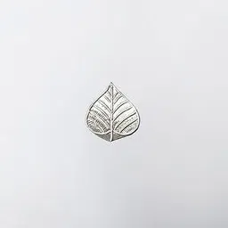 astro ASTRO-D 999 Pure Silver Paan Ka Patta for Home Decore, Pooja & Gift Purpose Decorative Showpiece - 10 cm image 1