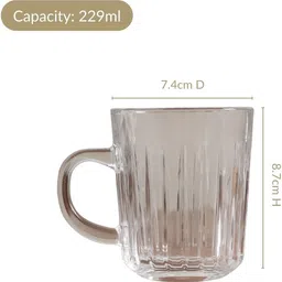 nestasia Pack of 6 Glass Classic Irish Coffee Glass Set image 4