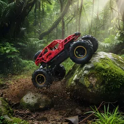 mazedar play Offroader High Speed RC Car with Smoke Spray and Light image 2