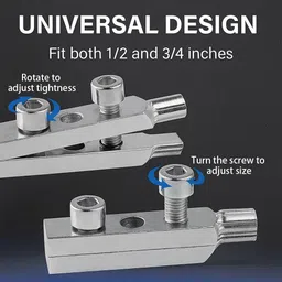 korteloz KL-water pipe extractor tool Single Sided Pipe Wrench image 3