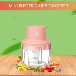 sacro Chopper (Electric Rechargeable Chopper) for Kitchen Vegetable Garlic Onion Q200 Electric Vegetable & Fruit Chopper-picture-10