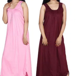 womie Women Maroon, Pink Petticoat Slip-picture-23