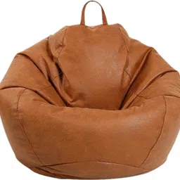 kam's lieu 5XL Premium Imported Leather Prefilled Comfortable Bean Bag | Ready To Use Teardrop Bean Bag With Bean Filling-picture-26