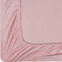 moonroof Woolen, Velvet King Fitted (Elastic) 254 TC Solid Bedsheet image 2