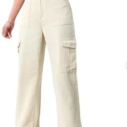 fmw Women Loose Fit High Rise Gold Jeans-picture-27