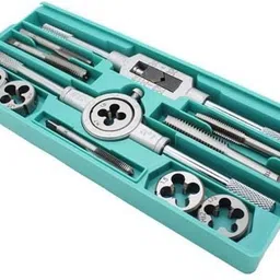nitya 12PC/Set Hand Metric Handle Tap and Die Set for cleaning & Re-Threading Mild Steel-picture-20