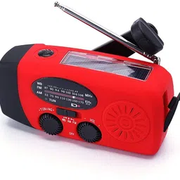 VOLTAC FM/AM/NOAA Weather Radio Hand Crank Self Powered Solar Emergency Radios FM Radio image 2