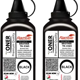RAMKE TN-2365 Compatible DHL-L2321D, L2361DN, L2366DW, L2320d, DCP-L2541DW,L2520D, (2) Black - Twin Pack Ink Toner Powder-picture-15