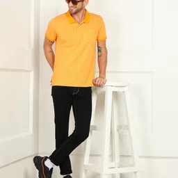 flying machine Men Skinny Low Rise Black Jeans image 3