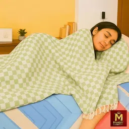 maniyar collection Solid Double Top Sheet for AC Room image 4