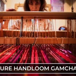 smart sewingers Cotton 350 GSM Bath, Hand, Face, Hair, Beach Gamcha image 2