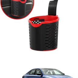 maties Multiuse Car Seat 3R Black/Red Convenient Basket For Extra Storage-253 Car Storage Bag & Bin image 1