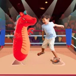 Inflatable Dragon(IND*74102) Fury Bop Bag for Kids With Pump Inflatable HitMe Toys-image-77
