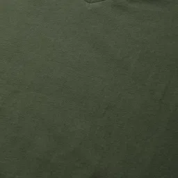 roadster Men Solid V Neck Pure Cotton Dark Green T-Shirt image 3