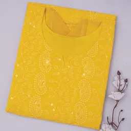 umoly Women Self Design Georgette Straight Kurta-picture-15