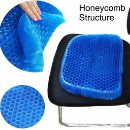 nd brothers Seat Cushion Office Chair Seat Non-Slip Cover Breathable Honeycomb Back / Lumbar Support image 2
