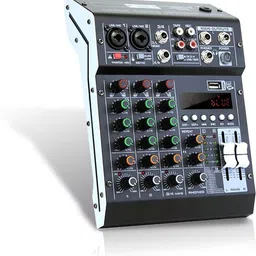 da.beatz. TP-4M 4 Channel Audio Mixer XLR/TRS USB BT 48V Phantom 99 DSP FX Aux Output Digital Sound Mixer-picture-16