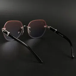 aislin UV Protection, Gradient Round, Wayfarer Sunglasses (60) image 4