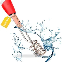 flockidos Immersion Rod Shockproof Electric Water Heater With Waterproof & Protection 1518 W Shock Proof Immersion Heater Rod image 1