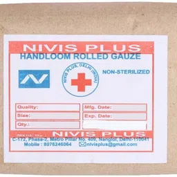 nivisplus Cotton Roll Bandage 7.5cm x 4mtr [ 36 Rolls ] For Medical Use, Injuries Gauze Medical Dressing image 2
