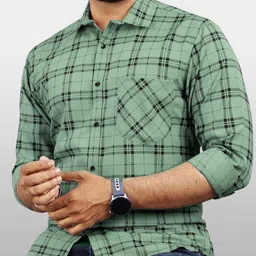 surhi Women Regular Fit Checkered Spread Collar Casual Shirt-picture-16
