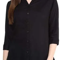 funday fashion Women Regular Fit Solid Party Shirt-picture-16