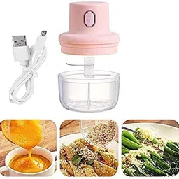 pja by - Wireless Mini Electric Small Food Processor, Portable Food Garlic Chopper Electric Vegetable & Fruit Chopper image 2