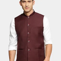 rocksy Solid Men Waistcoat image 1
