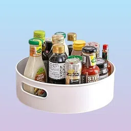 yiarnex Plastic complete rotation Twisting Holder Container – Apartment & Pantry Storage Basket-picture-20