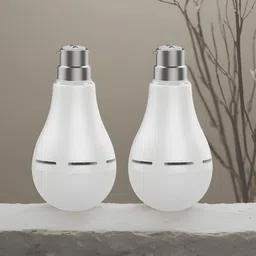 yaroh Emergency bulb 12W LED & 2000mAh battery 4hrs inverter light pack of 2 bulbO4330 4 hrs Bulb Emergency Light image 1