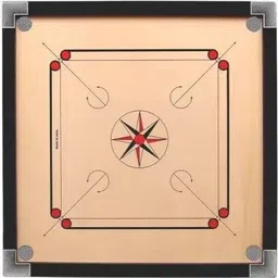 amrita Premium 32inch Full Size Round Pocket Carrom Board with 81.28 cm Carrom Board-picture-32