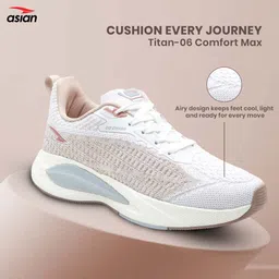 asian Titan-06 Men's Sneakers | Stylish & Lightweight Casual Sports Shoes Casuals For Men image 4