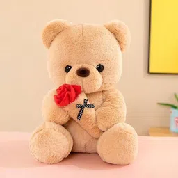 avs Soft Stuffed Huggable Teddy Bear with Rose Plush Toy for Kids - 10 cm-picture-16