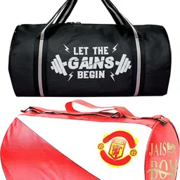 ananya enterprises 15 L Gym Duffel Bag - Combo Gym Bag 2 Set Super for Men/Fitness Bag/Carry Bags/Sports & Travel Bag - Red-picture-34
